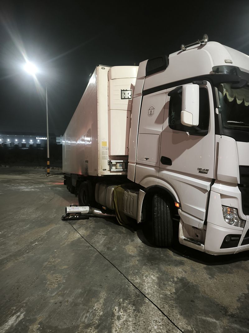 Отогрев фуры Volvo. Город Караганда